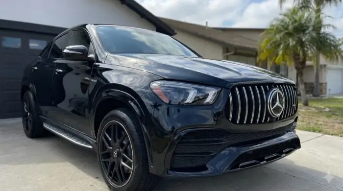Mercedes GLE negro con recubrimiento cerámico
